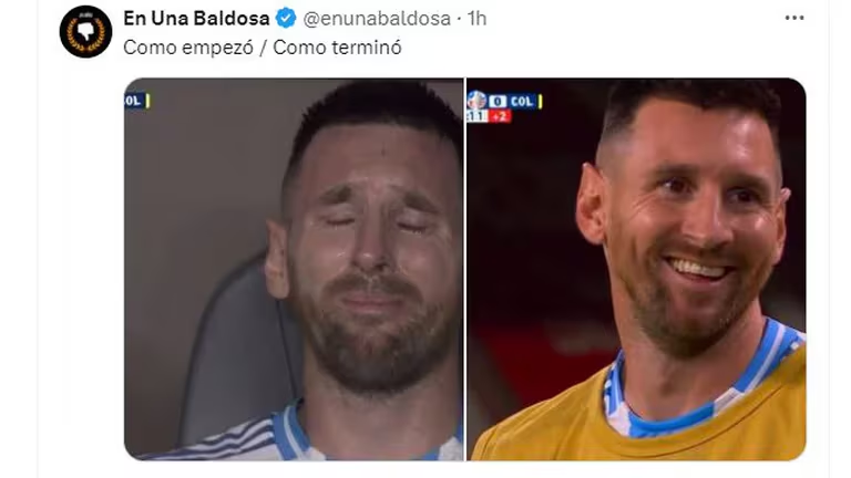 image-33 ESTALLARON LOS MEMES POR EL TRIUNFO DE ARGENTINA ANTE COLOMBIA POR LA COPA AMÉRICA
