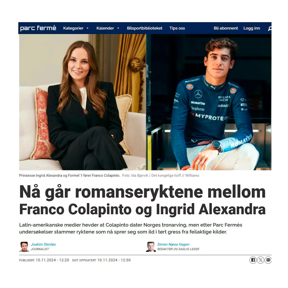 image-8 LA INSÓLITA NOVELA DEL SUPUESTO ROMANCE DE FANCO COLAPINTO Y LA PRINCESA DE NORUEGA: LO MEJORES MEMES Y REACCIONE