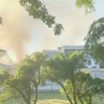 Se predió fuego un depósito de la Textil Alal