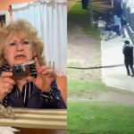 Nancy Luxen rompió el silencio y aseguró que el arma que exhibió era de juguete