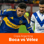 Boca enfrentará a Vélez en Córdoba por un lugar en los cuartos de final de la Copa Argentina