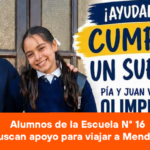 Alumnos de la Escuela N° 16 clasificaron a las Olimpiadas Nacionales de Ciencias Juniors y buscan apoyo para viajar a Mendoza